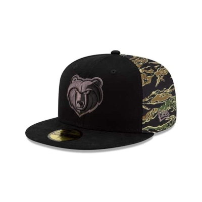 Sapca New Era Memphis Grizzlies NBA Camo Panel 59FIFTY Fitted - Negrii